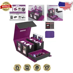 Waterproof Portable Card Deck Box: Perfect for TCG, Sports Cards, and More - Image 1