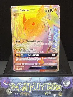 Pokemon Card Raichu GX 75/73 Secret Rare Shining Legends Near Mint - Image 1