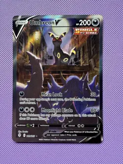 Umbreon V Alternate Art Evolving Skies 189/203 Alt Pokemon Card 2021 NM - Image 1