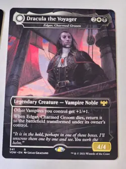 MTG - Dracula the Voyager Borderless - Innistrad Crimson Vow - Image 1