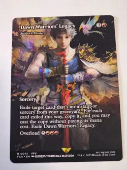 MTG - Dawn Warrior's Legacy - Final Fantasy: Through the Ages - Image 1