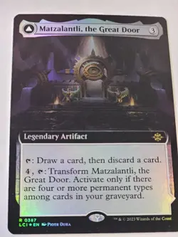 MTG - Matzalantli, the Great Door Extended Art FOIL - Lost Caverns of Ixalan - Image 1