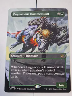MTG Pugnacious Hammerskull Borderless - LCI - Ixalan - Image 1
