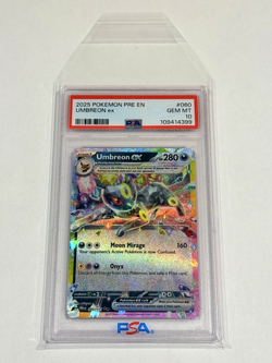 Pokemon SV Prismatic Evolution - Umbreon ex Double Rare Holofoil #060/131 PSA 10 - Image 3