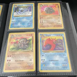 🔥1st editions Complete Common Uncommon Fossil set Pokemon Cards 1999 WOTC🔥 - Image 5