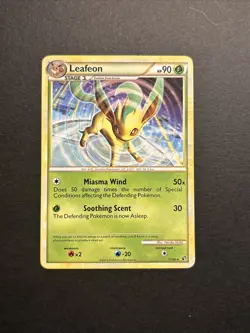 Leafeon 17/90 Undaunted Non-Holo Rare Pokemon TCG LP - Image 1
