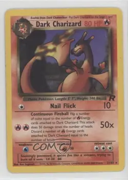 Dark Charizard Pokemon Team Rocket #21 2000 - Image 1