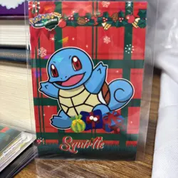 Squirtle Cracked Ice Holo Pokemon 2024 Card Database Merry Christmas, Rare - Image 1