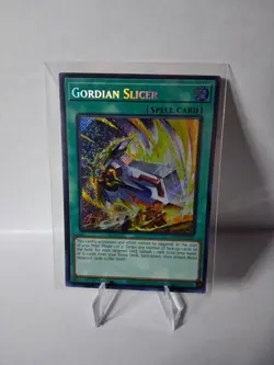 Yugioh TCG Gordian Slicer ALIN-EN066 Secret Rare 1st Edition NM-M - Image 1