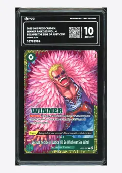 One Piece PCG 10 GEM-MT Donquixote Doflamingo R 2025 OP05-037 Winner Pack ENG - Image 1