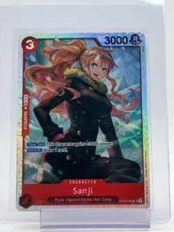 SANJI 2025 ONE PIECE ROYAL BLOOD SUPER RARE OP10-005 A Q7107 - Image 1