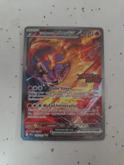 Team Rocket's Moltres ex - (Destined Rivals Stamp) 229/182 Miscellaneous Cards & - Image 1