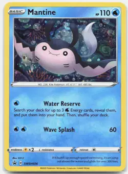 Mantine - Promo SWSH: Sword & Shield Promo Cards SWSH026 NM - Image 1