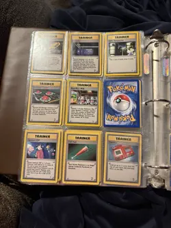 Pokemon TCG Trainer Cards Vintage 95-01 Lot - Image 4