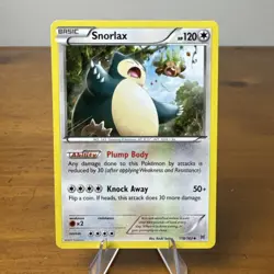 Snorlax 118/162 Breakthrough Regular Pokemon Card LP - Image 1