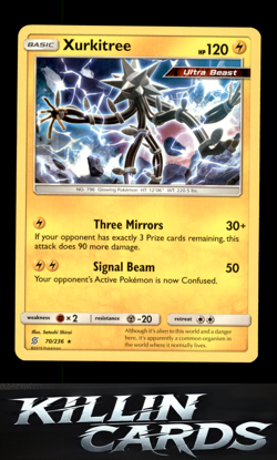 Xurkitree 70/236 Pokemon Rare SM - Unified Minds Card NM - Image 1