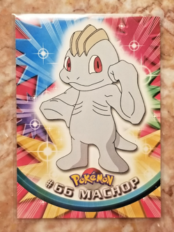 💪 MACHOP/ MACHOKE / MACHAMP 💪 / 1ST EDITION Topps Cards 1999 / LP-NM - Image 3