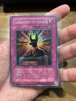 Yu-Gi-Oh! Judgement of Anubis Holo Foil Secret Rare Card DCR-105 NM - Image 1