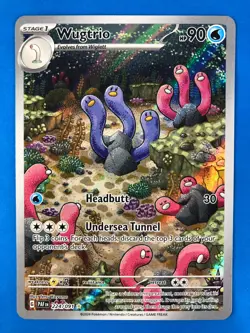 Pokemon TCG Wugtrio Paldean Fates Special Illustration Rare Card 224/091 - Image 1