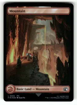 Mountain (0305) 305 Foil FINAL FANTASY NM - Image 1