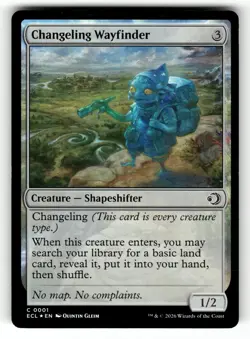 Changeling Wayfinder 1 Foil Lorwyn Eclipsed NM - Image 1