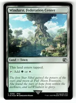 Windurst, Federation Center 292 Foil FINAL FANTASY NM - Image 1