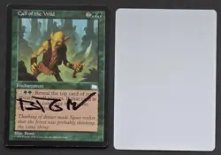 Signed MTG Magic Brom Artist Proof _ Weatherlight _ CALL OF THE WILD _VHTF 1/50! - Image 1