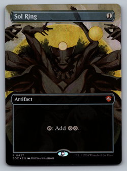 Sol Ring FOIL Borderless - Secrets of Strixhaven - MTG - Image 1