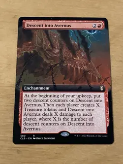 MTG Descent into Avernus - Extended / 580 / English / Near Mint / CLB - Image 1