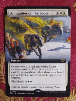 EXTENDED Antiquities on the loose Secrets of Strixhaven Magic The Gathering MTG - Image 1
