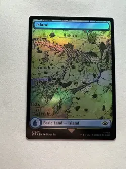 Island Full Art Foil - LTR 0274 - NM - MTG Magic - Image 1