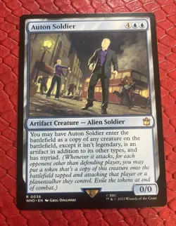 MTG Auton Soldier Universes Beyond: Dr. Who Regular - Image 1