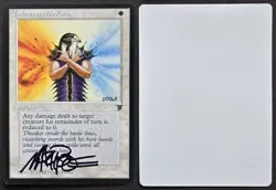 Signed MTG Magic Mark Poole Artist Proof _ Legends _ INDESTRUCTIBLE AURA _1/200! - Image 1