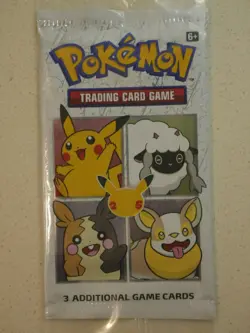 Pokemon 25th Anniversary - General Mills Cereal Promo Cards - Sealed Pack - Image 3