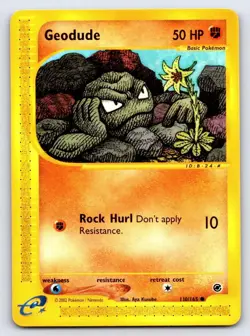 Geodude 110/165 Common Expedition Base Set Pokemon Near Mint - Image 1