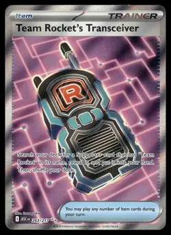 Team Rocket's Transceiver 263/217 Ultra Rare Ascended Heroes Pokemon NM - Image 1