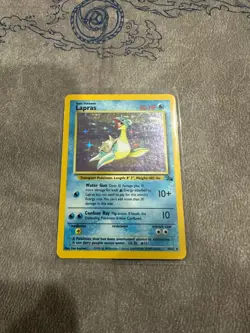 Pokemon - Lapras (10) - Fossil - Unlimited - DMG - Image 1