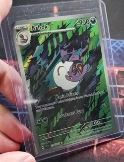 Pokemon Arbok 176/162 Temporal Forces Illustration Rare Holo EN 2024 - Image 1