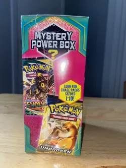 Pokemon Mystery Power Box Walmart MJHoldings 2022 Sealed 1:10 Odds 5 Packs 728192538599 - Image 3