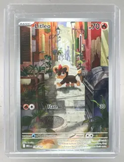 Litleo 2025 Pokemon Mega Evolution #139 Illustration Rare - Image 1