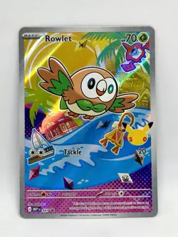 Rowlett 43 Litten 44 Popplio 45 First Partner Illustration Pokemon Promo Set - Image 2