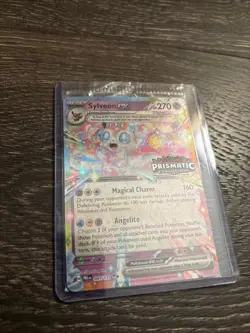 Stamped Sylveon ex 041/131 Pokemon Prismatic Evolution Surprise Box Sealed Promo - Image 2