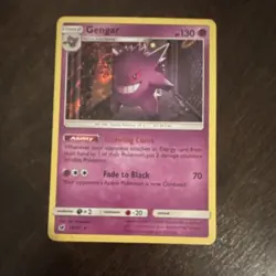 The Pokemon Company Gengar 38/111 SM-Crimson Invasion Holo Rare 130 HP English - Image 1