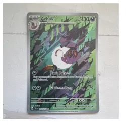 Pokemon Arbok 176/162 SV05: Temporal Forces Illustration Rare Holo English 130 … - Image 1
