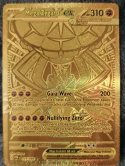 Mega Zygarde EX 124/088 Mega Hyper Rare Gold - Perfect Order - Image 1