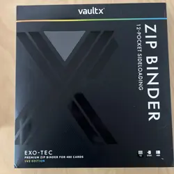 New Vault X Binder SV2 Paldea Evolved Pokemon Tcg 12 Pocket Unlimited Edition - Image 1