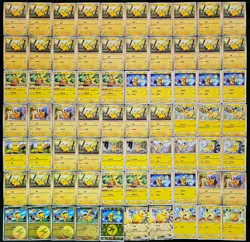70*Lot Pokemon TCG S-Chinese with 16 different Pikachu CR46 CR46 - Image 1