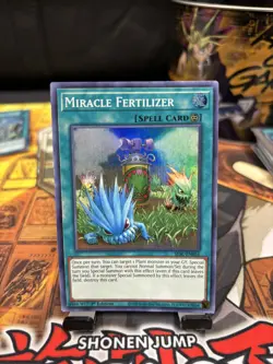 Yu-Gi-Oh! Miracle Fertilizer 1st Ed. SESL-EN056 Super Rare NM/LP x1 - Image 1
