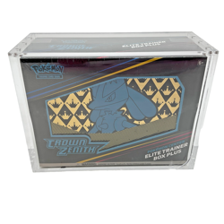 POKEMON CENTER SWSH Crown Zenith PC Elite Trainer Box SEALED w/Acrylic - Image 1