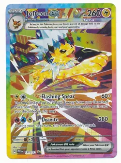 2025 POKEMON PRISMATIC EVOLUTIONS SPECIAL ILLUSTRATION RARE SIR JOLTEON EX #153 - Image 1
